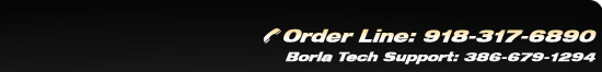 Order Line: 918-317-6890 - Borla Tech Support: 386-679-1294)